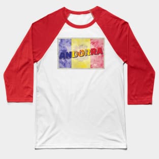 Andorra Vintage style retro souvenir Baseball T-Shirt